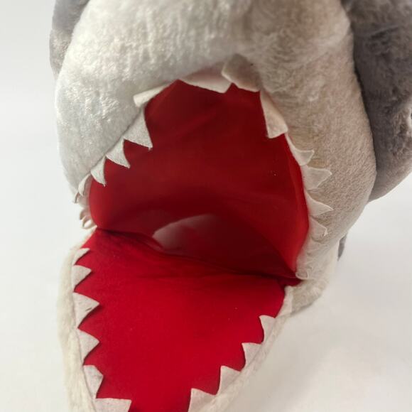 Dan Dee Big Greeter Heads Shark Plush Costume Hat Foam Adult Funny 16" Tall - Picture 7 of 11